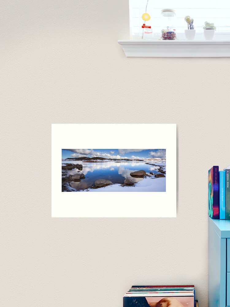 Thumbnail 1 of 3, Art Print, Rocky Valley Pondage, Falls Creek, Australia designed and sold by Chockstone.