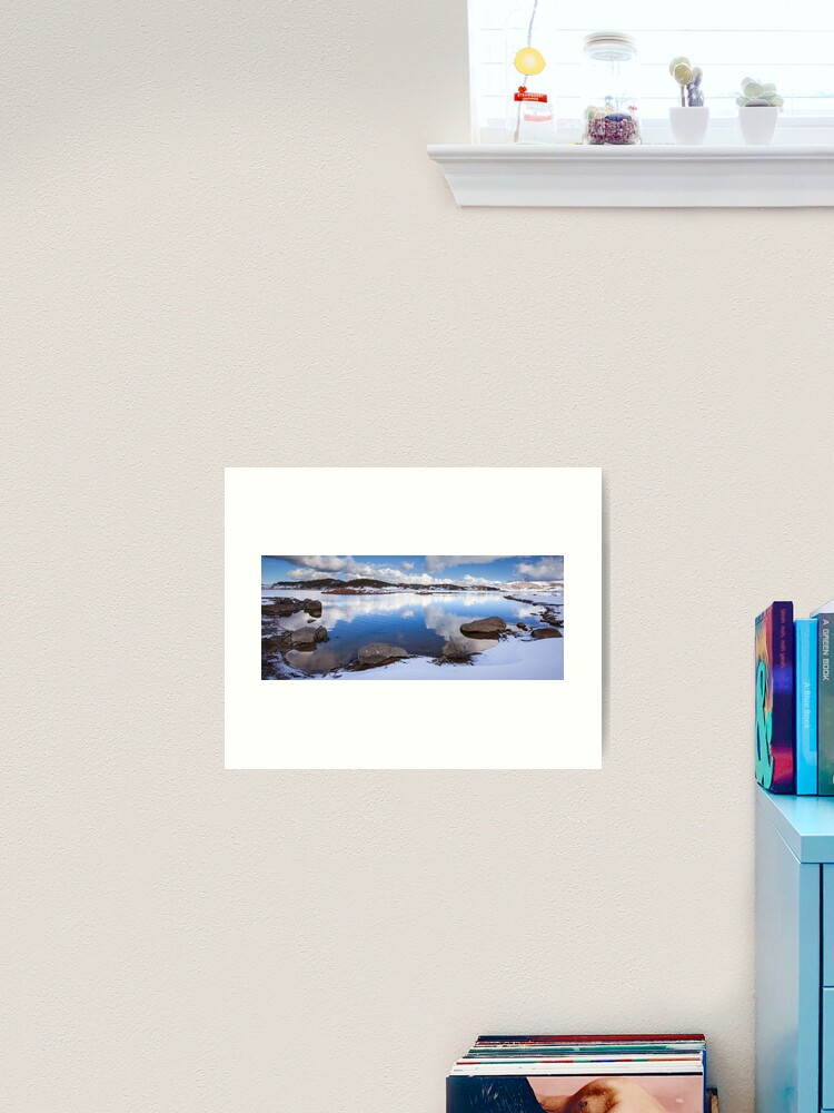 Thumbnail 1 of 3, Art Print, Rocky Valley Pondage, Falls Creek, Australia designed and sold by Chockstone.
