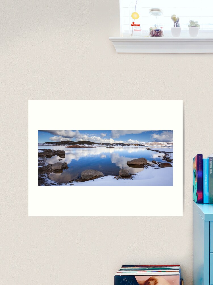 Thumbnail 1 of 3, Art Print, Rocky Valley Pondage, Falls Creek, Australia designed and sold by Chockstone.