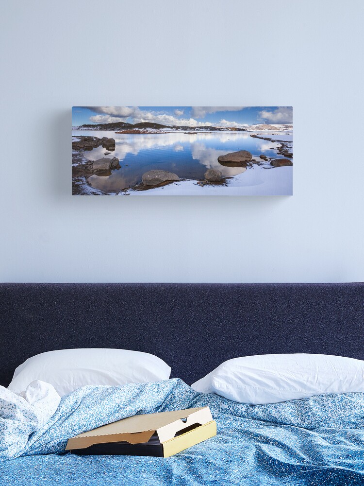 Thumbnail 1 of 3, Canvas Print, Rocky Valley Pondage, Falls Creek, Australia designed and sold by Chockstone.