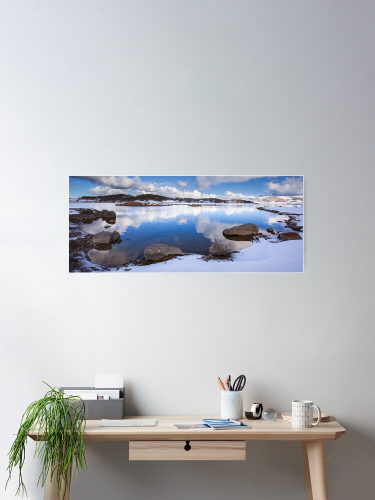 Thumbnail 2 of 3, Poster, Rocky Valley Pondage, Falls Creek, Australia designed and sold by Chockstone.