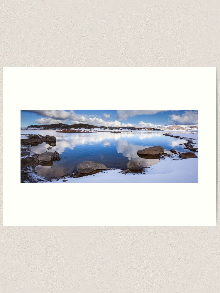Thumbnail 2 of 3, Art Print, Rocky Valley Pondage, Falls Creek, Australia designed and sold by Chockstone.