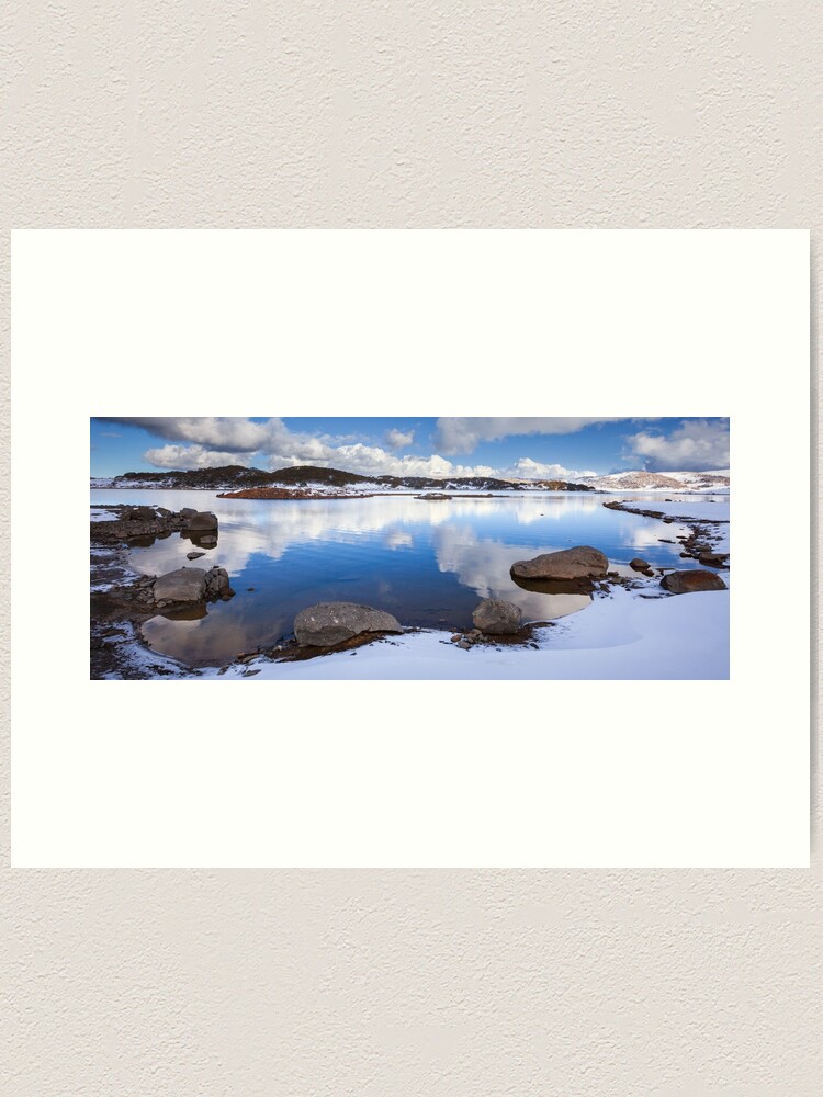 Thumbnail 2 of 3, Art Print, Rocky Valley Pondage, Falls Creek, Australia designed and sold by Chockstone.