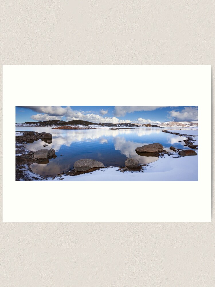 Thumbnail 2 of 3, Art Print, Rocky Valley Pondage, Falls Creek, Australia designed and sold by Chockstone.
