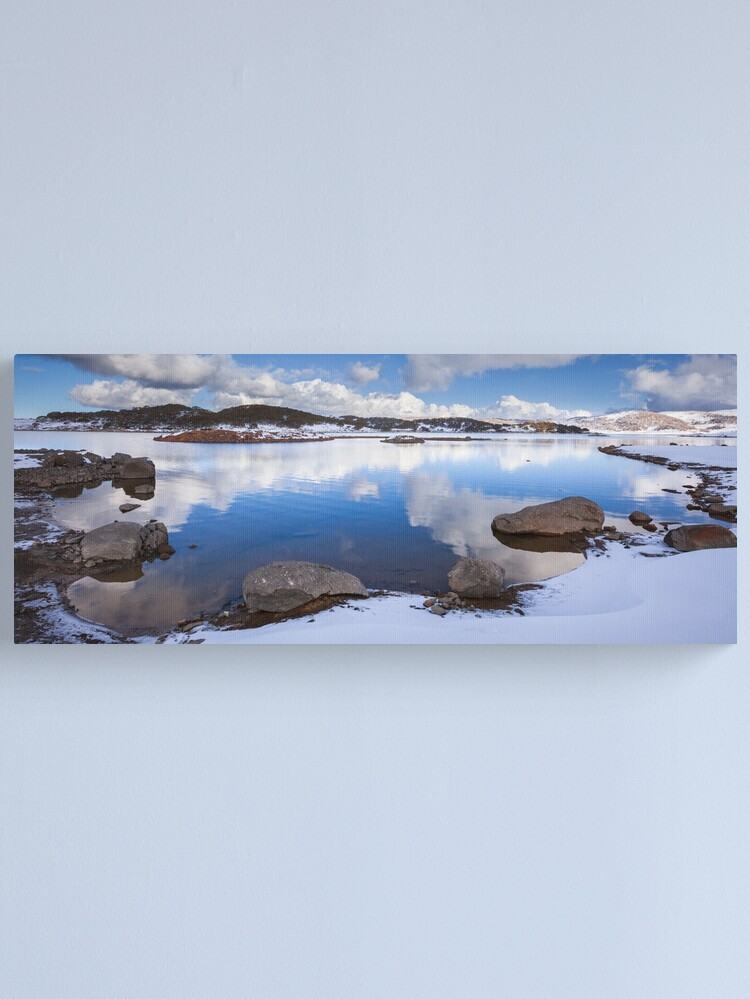 Thumbnail 1 of 3, Canvas Print, Rocky Valley Pondage, Falls Creek, Australia designed and sold by Chockstone.