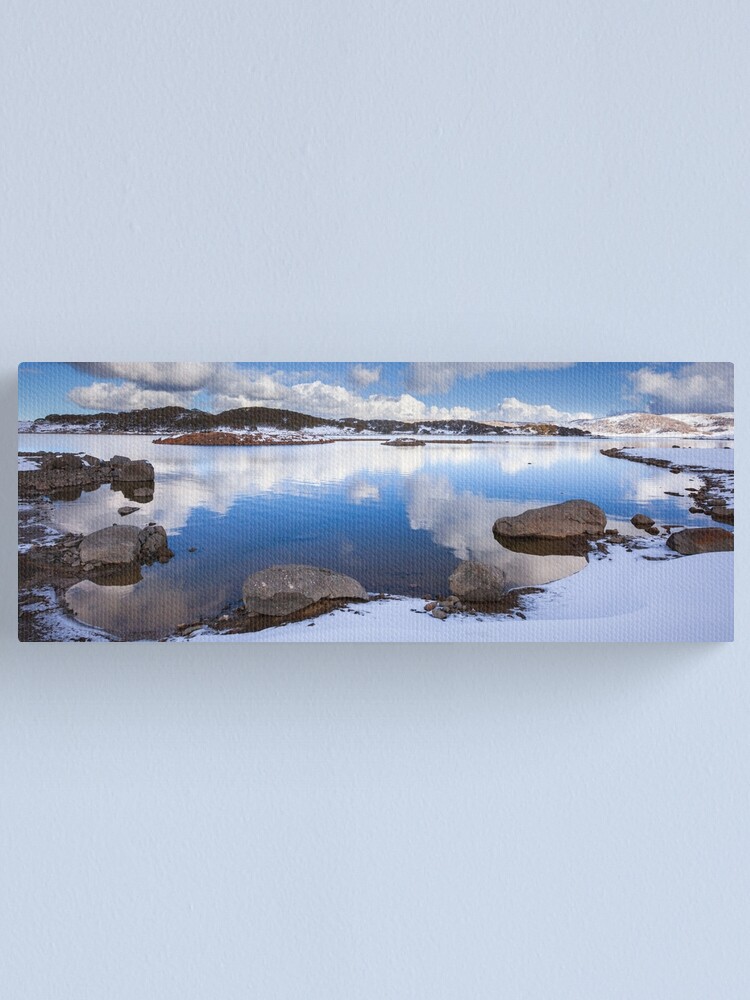 Thumbnail 1 of 3, Canvas Print, Rocky Valley Pondage, Falls Creek, Australia designed and sold by Chockstone.