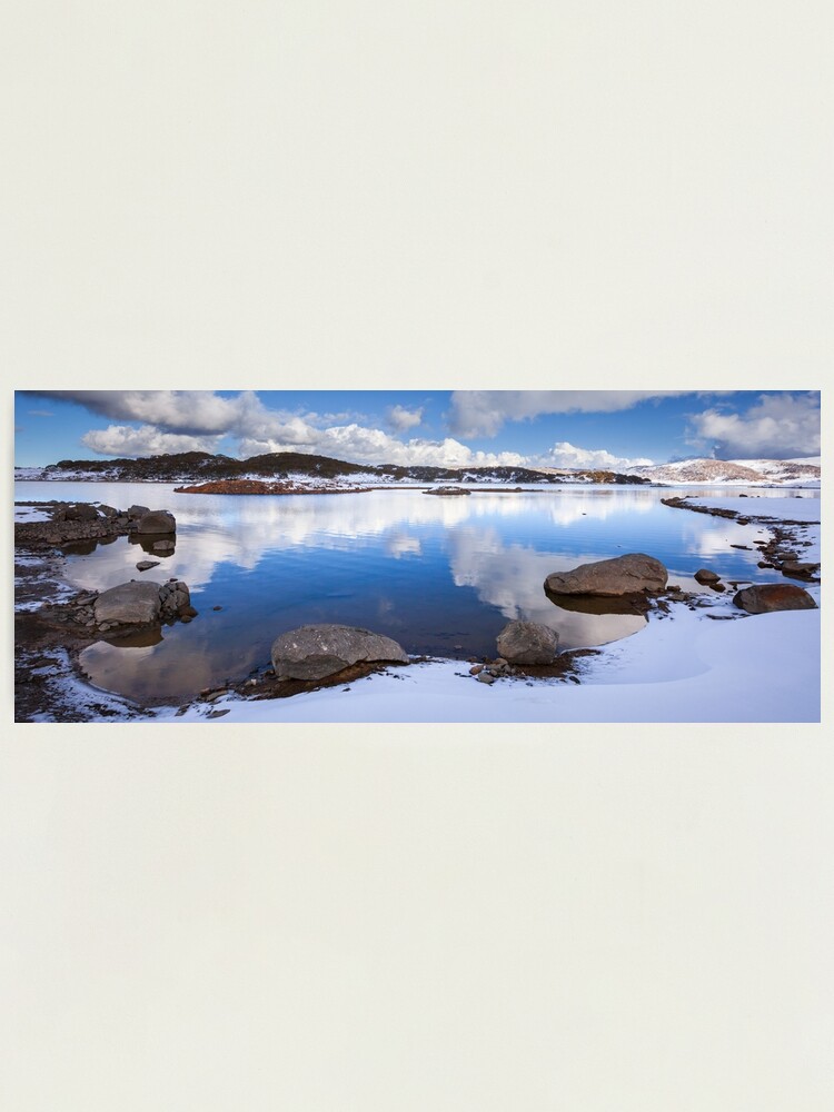Thumbnail 1 of 3, Photographic Print, Rocky Valley Pondage, Falls Creek, Australia designed and sold by Chockstone.