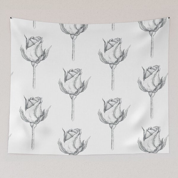 Item preview, Timeless Bloom: A Stippled Rose Study designed and sold by DavidLeverson.