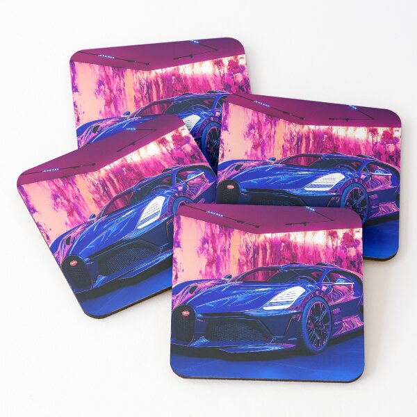 Item preview, Blue Neon Bugatti Mistral The Ultimate Roadster designed and sold by AutoPopStudio.