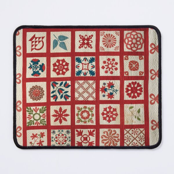 Item preview, Quilt, Album pattern American ca. 1855–60 designed and sold by 2ndBloom.