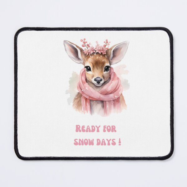 Item preview, Pink Deer with shawl and hairpiece waiting for Snow Days designed and sold by M1234s.