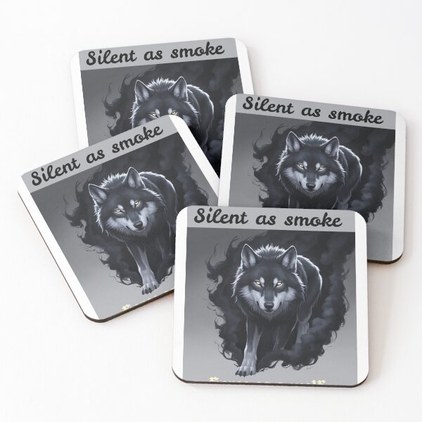 Item preview, Silent as smoke, fierce as a wolf  designed and sold by Printopia5.