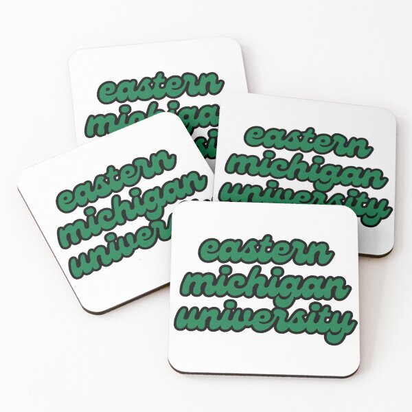 Item preview, green cursive retro eastern michigan university - emu designed and sold by jessicaleah15.