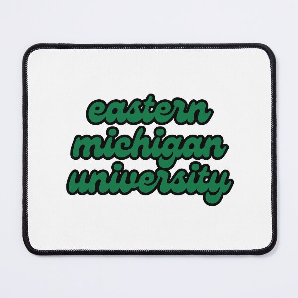 Item preview, green cursive retro eastern michigan university - emu designed and sold by jessicaleah15.