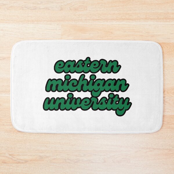 Item preview, green cursive retro eastern michigan university - emu designed and sold by jessicaleah15.