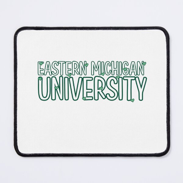 Item preview, eastern michigan university - emu - green with hearts  designed and sold by jessicaleah15.