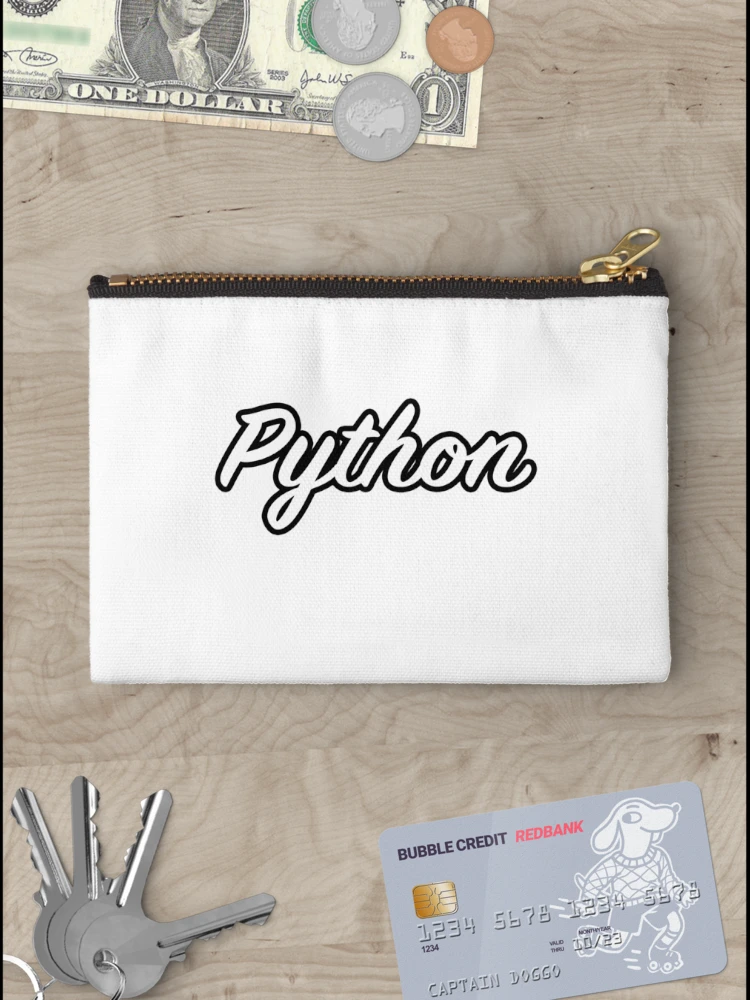 Thumbnail 3 of 4, Zipper Pouch, python designed and sold by At349ks3d.