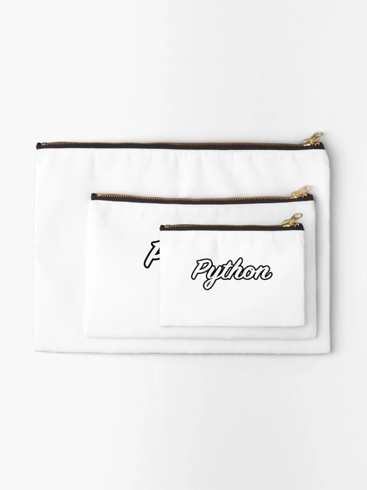 Thumbnail 2 of 4, Zipper Pouch, python designed and sold by At349ks3d.