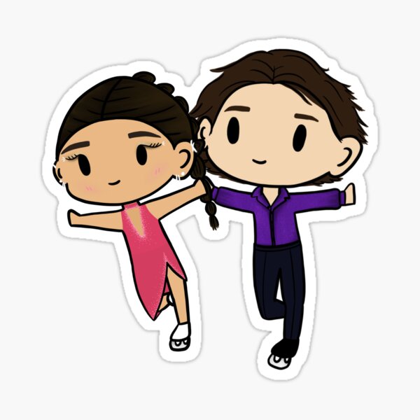 Item preview, Harlow and Seiji Team Mexico Ice Dancers designed and sold by Amanda Urban.