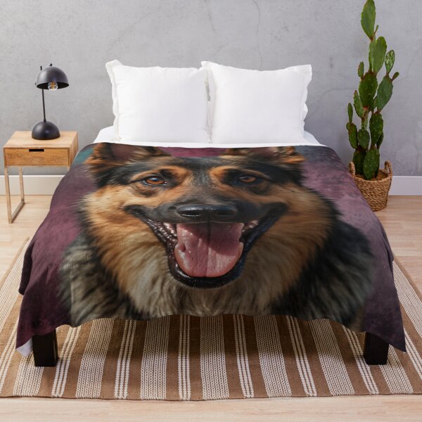 Item preview, Alsatian Dog Portrait designed and sold by Skye Ryan-Evans.