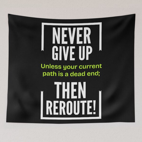Item preview, Never Give Up - Plan B is Awesome. designed and sold by BobbyTee Merch.