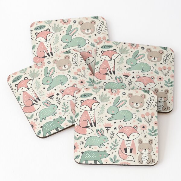 Item preview, Cute Animal Parade Pattern designed and sold by Evelyns-Furries.
