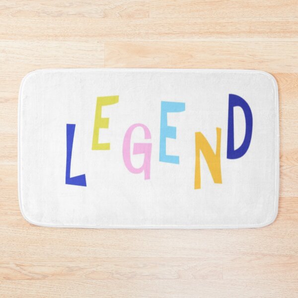 Item preview, Colorful Multicolored Lettering Spelling Legend on White Background designed and sold by Beautiful art store.