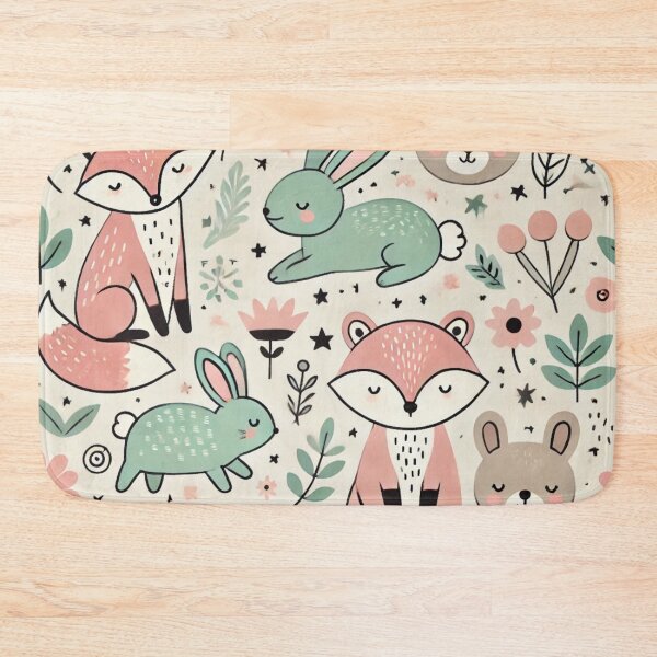 Item preview, Cute Animal Parade Pattern designed and sold by Evelyns-Furries.
