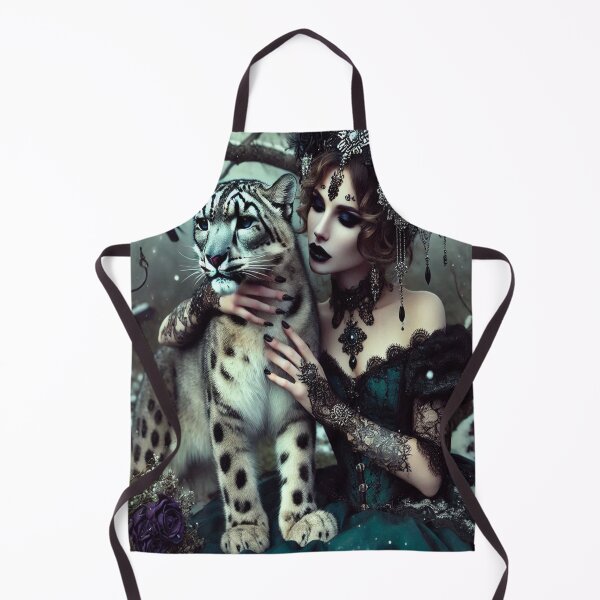 Item preview, AI generated princess with snow leopard designed and sold by AI-this-is-AI.
