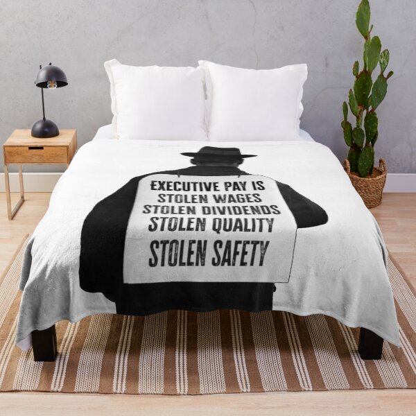 Item preview, Executive pay is theft designed and sold by Signs for Dark Times.