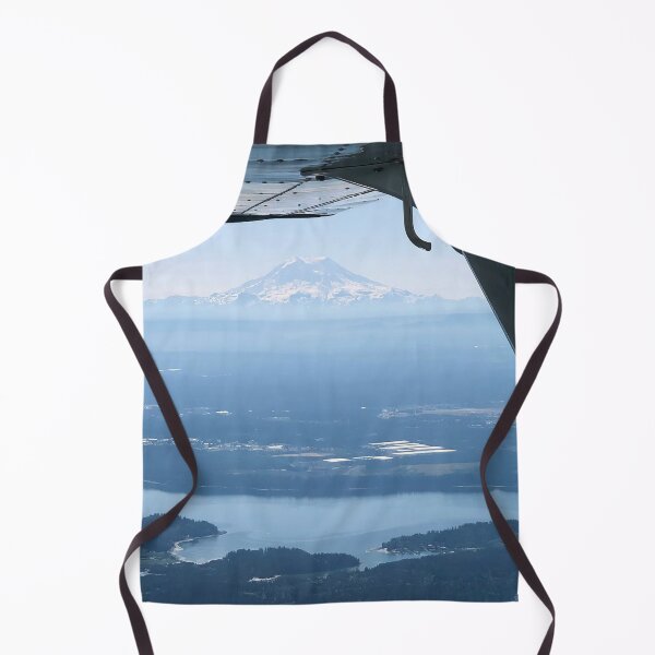 Aperçu de l'œuvre Le Mont Rainier survolant le Puget Sound créée et vendue par flyscenicair.