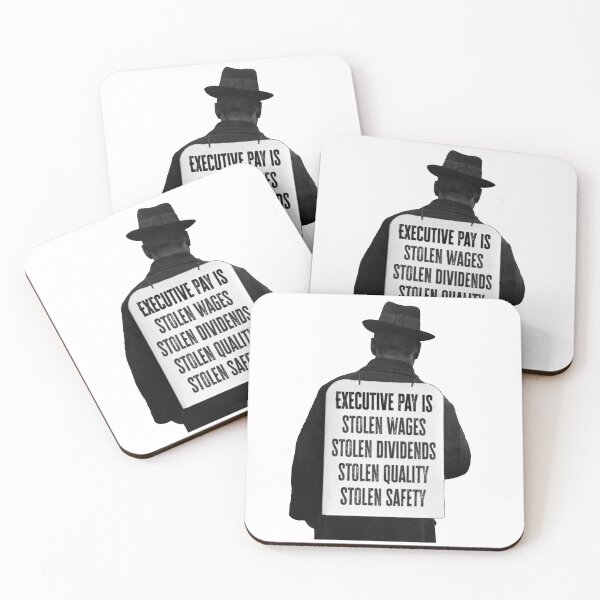 Item preview, Executive pay is theft designed and sold by Signs for Dark Times.