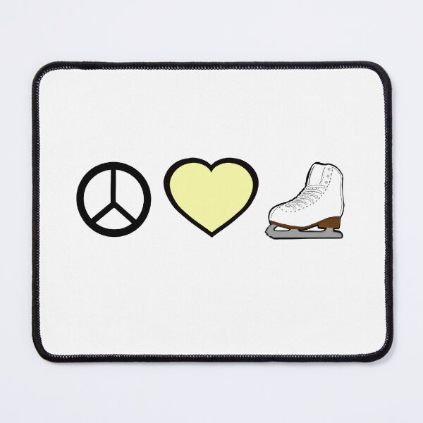 Item preview, Peace Love and Figure Skating designed and sold by PD-Skating.
