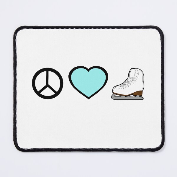 Item preview, Peace Love and Figure Skating designed and sold by PD-Skating.