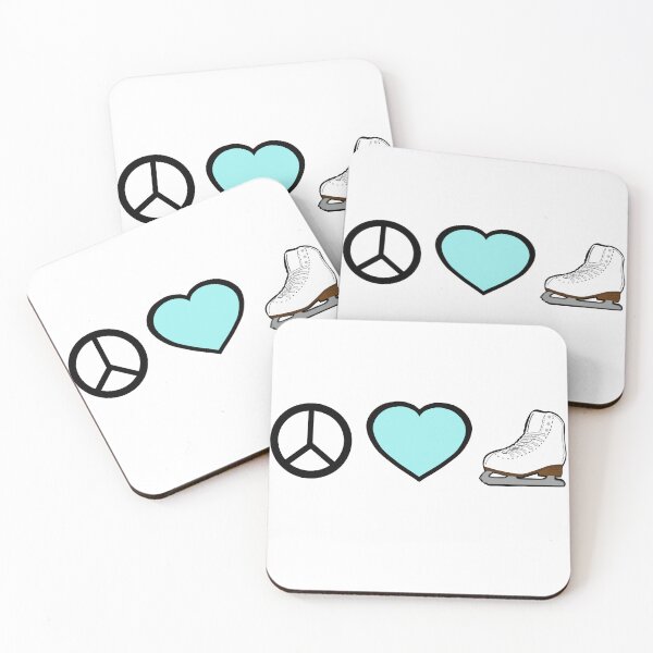 Artikelvorschau, Frieden, Liebe und Eiskunstlauf entworfen und verkauft von Purposely Designed.