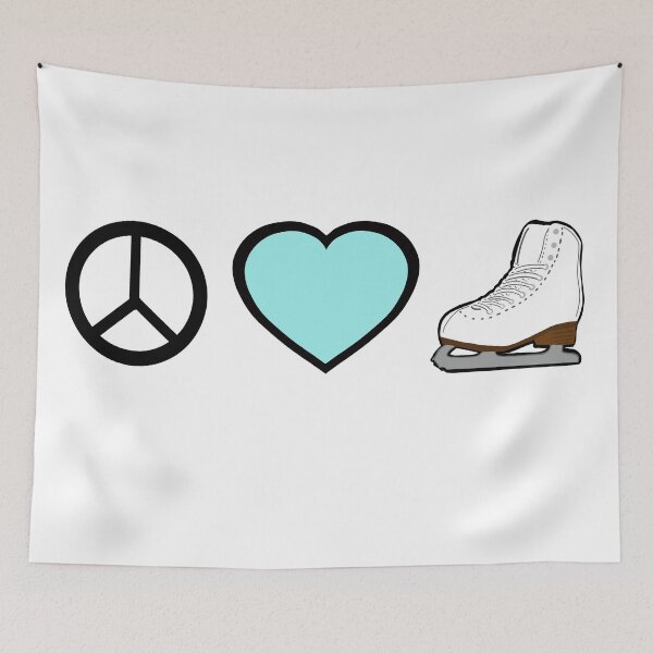 Item preview, Peace Love and Figure Skating designed and sold by PD-Skating.