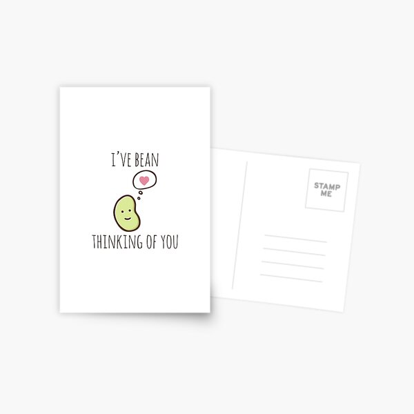 I've Bean Thinking Of You Postcard