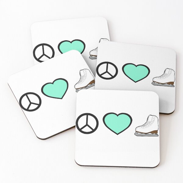 Artikelvorschau, Frieden, Liebe und Eiskunstlauf entworfen und verkauft von Purposely Designed.