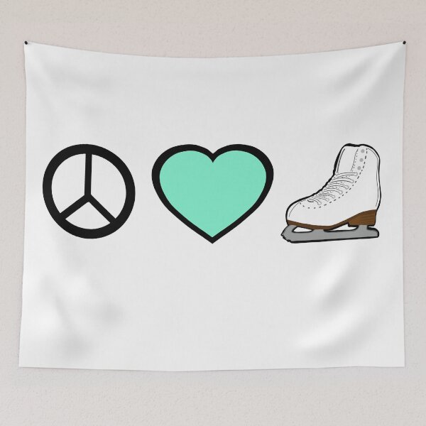 Item preview, Peace Love and Figure Skating  designed and sold by PD-Skating.