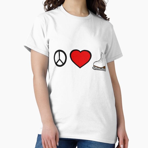 Item preview, Peace Love and Figure Skating  designed and sold by PD-Skating.