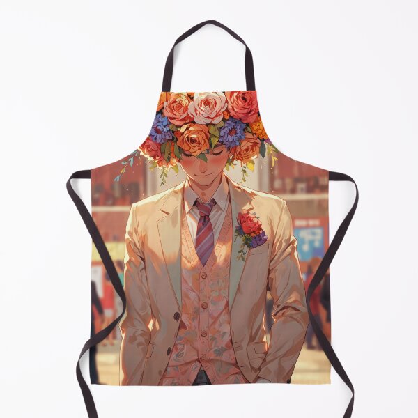 Item preview, Flower Head Anime Boy designed and sold by CriaCreative.