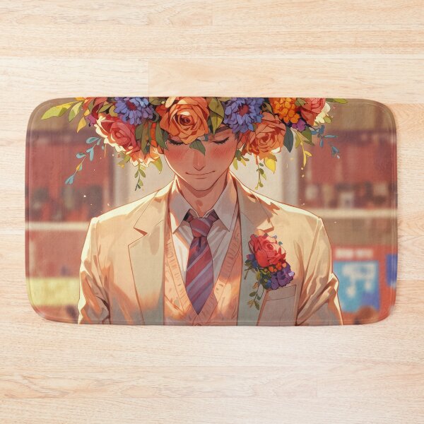 Item preview, Flower Head Anime Boy designed and sold by CriaCreative.