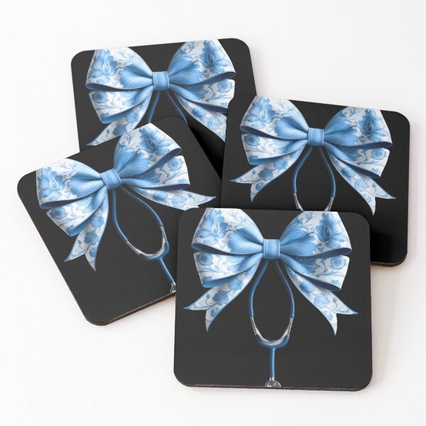 Item preview, Toile Nurse - Blue Coquette Stethoscope Bow  designed and sold by haitrieuic96.
