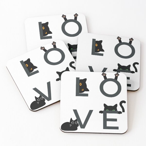 Item preview, Love Cat Mom Black Cat Pet Owner Cat Dad designed and sold by CCKimShop.