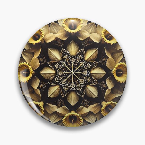 Item preview, AI generated daffodil pattern designed and sold by AI-this-is-AI.