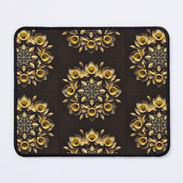 Item preview, AI generated daffodil pattern designed and sold by AI-this-is-AI.
