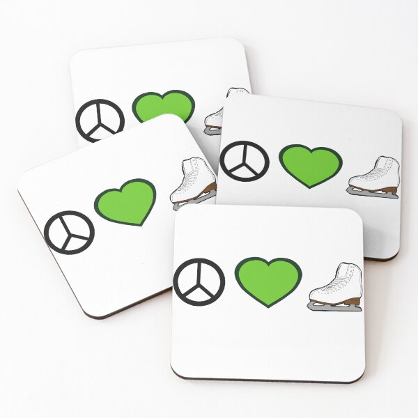 Artikelvorschau, Frieden, Liebe und Eiskunstlauf entworfen und verkauft von Purposely Designed.