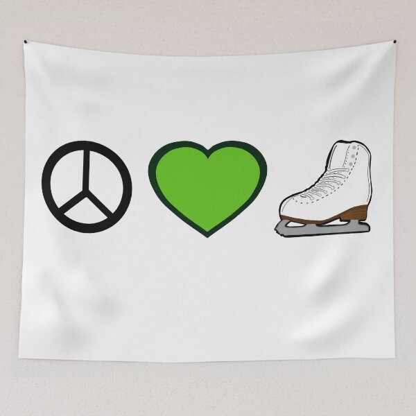 Item preview, Peace Love and Figure Skating  designed and sold by PD-Skating.