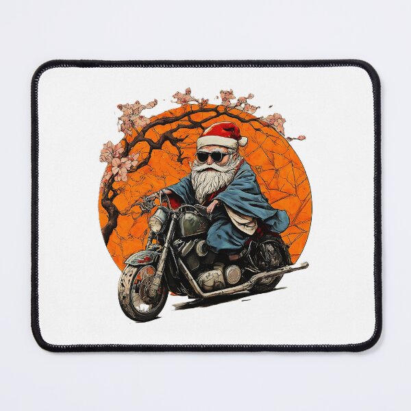 Item preview, Christmas Santa Biker , Funny Holiday Motorcycle Santa Claus , Unique Xmas Gift for Biker Fans, Cool Santa Biker Ar designed and sold by Indyadizine.