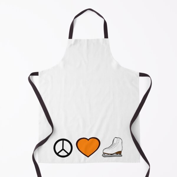 Item preview, Peace Love and Figure Skating Orange designed and sold by PD-Skating.
